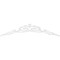 Ekena Millwork Pitch Baile Architectural Grade PVC Gable Pediment, 60"W x 12 1/2"H x 1"P (5/12) GPP060X013X100BAI - alternate 4